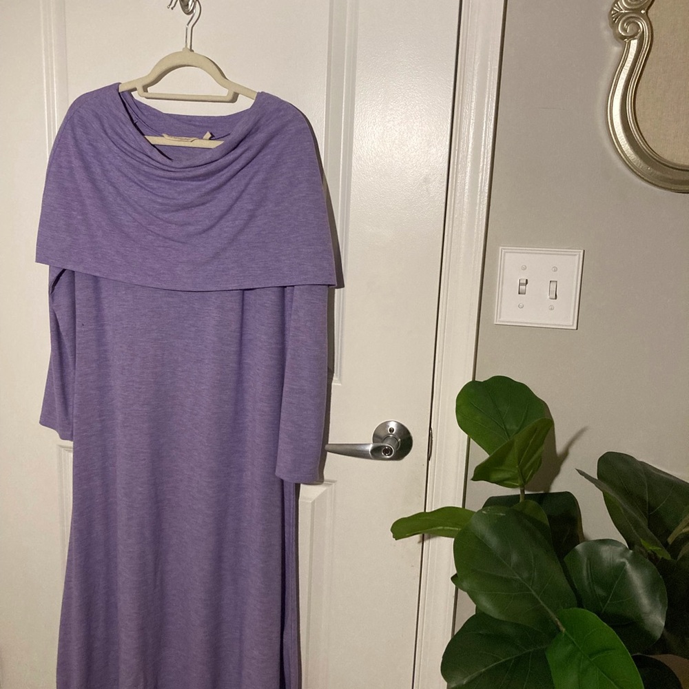 Elegant Purple Women's Dress